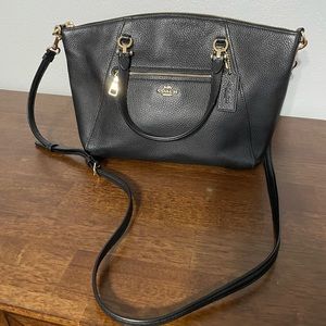 Black coach satchel
